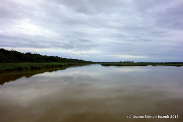 Calm waters just before sunset
