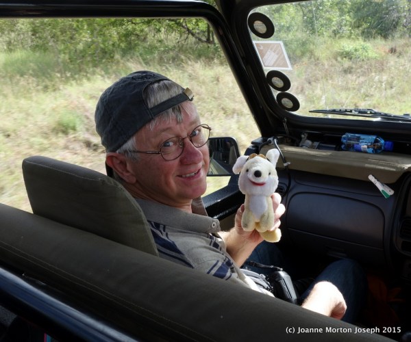 Gus got to go along with us today.