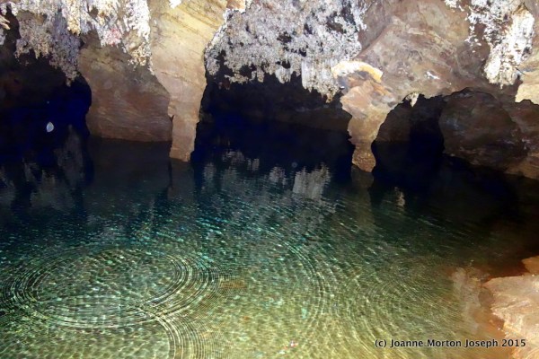 To this day they do not know how deep this lake is inside the cave. One diver has already lost his life trying to find out.
