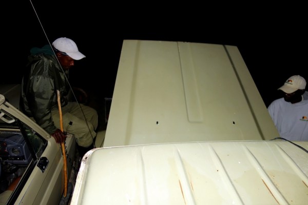 Our truck decides not to run any further.