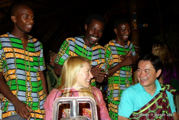 Singing "Happy Birthday" to Ben