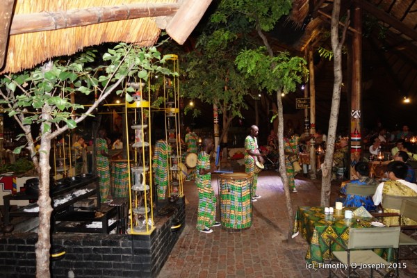 Dancers and musical entertainment