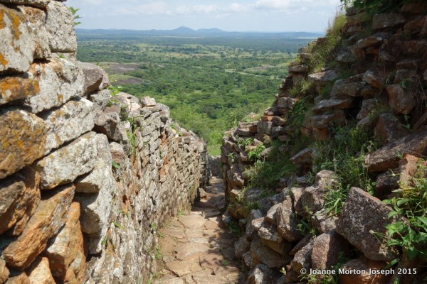 Path up to the top of the Hill Complex