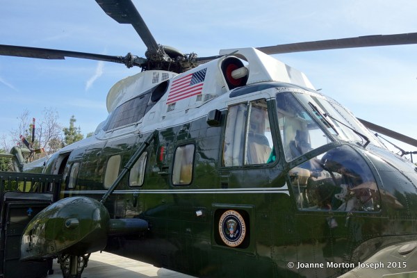 Marine 1 whenever the President was on board and it was flown by a Marine pilot