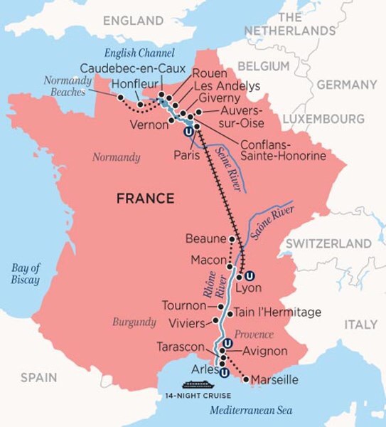 Uniworld cruise itinerary