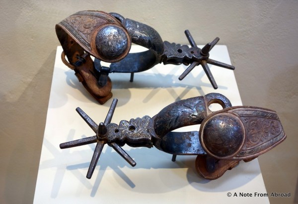 Silver spurs of Pio Pico, 1840's