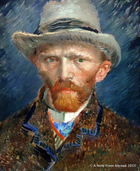 Self Portrat, Vincent van Gogh c.1887 (oil on cardboard)