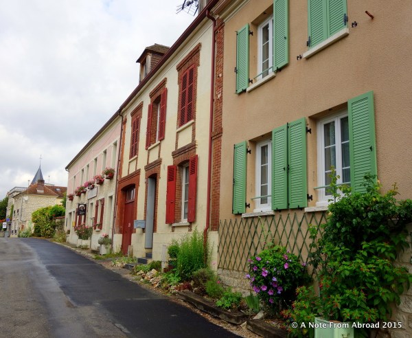 Typical street in Giverny
