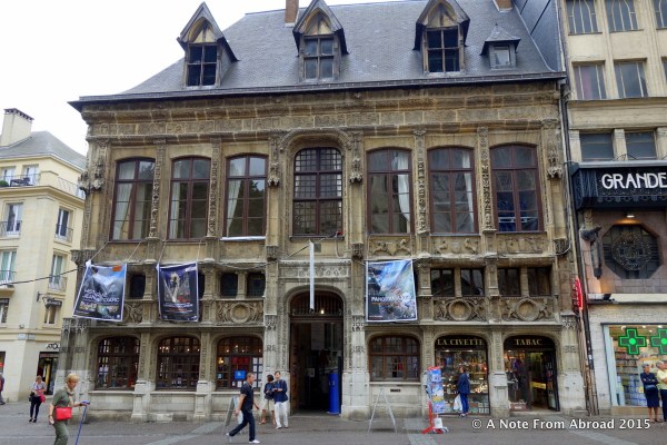 Where Monet stayed while he did his series of Rouen Cathedral paintings