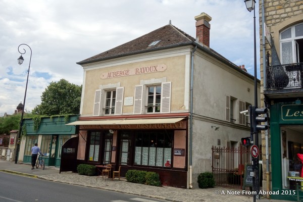 This is the home (now a restaurant) where Vincent lived his last two months and where he died