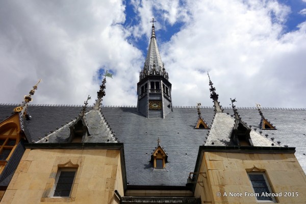 And equally beautiful, the slate tiles on a portion of the buildings.