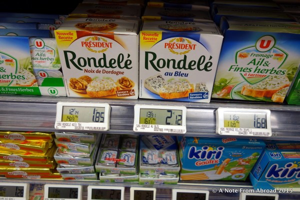 Check out the computerized pricing below each item