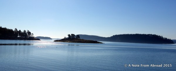 Departing Stuart Island