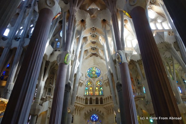 Inside Segrada Familia, Barcelona