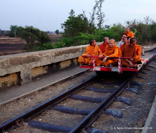 Monks on the Bamboo Train
