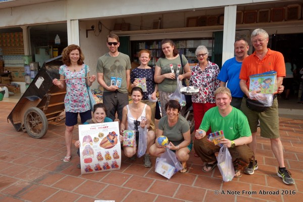 Most of our group with their school offerings