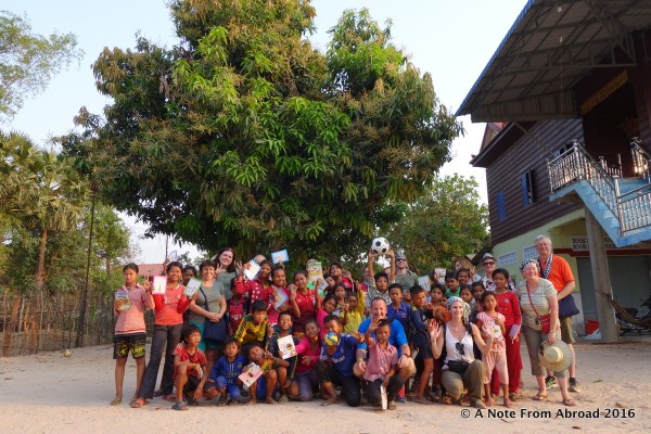 Our group with the children