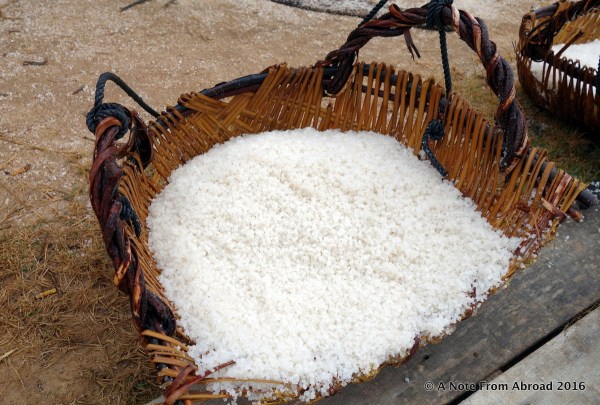 Basket full of salt