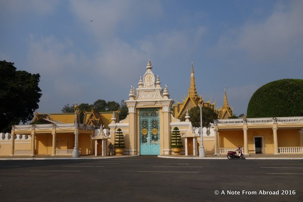Entry gate for Royal Palace, Phnom Penh