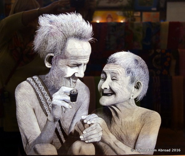 Lousy picture, but hopefully it will give you an idea of the incredible detail all done in silk threads