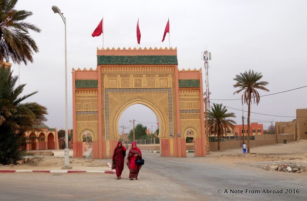 Entry gates to Rissani