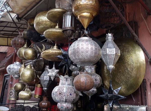 Lamp offerings similar to what was seen in the Grand Bazar in Istanbul