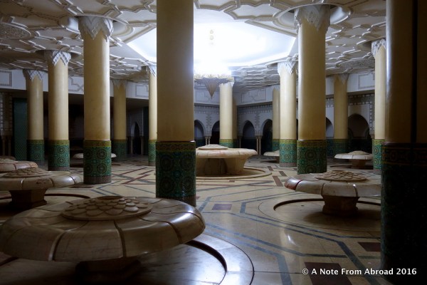 Fountains to perform their ablutions