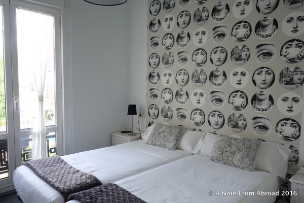 Our second hotel in Santiago for only one night - and lucky to have it!