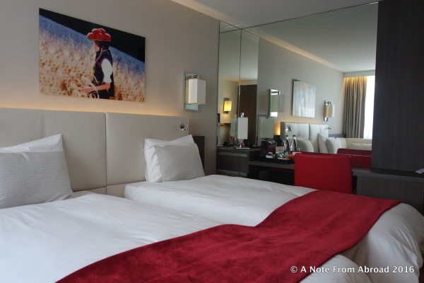 Our room at Hotel Astoria Lucerne
