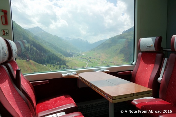 Grab a seat and join us on the Glacier Express