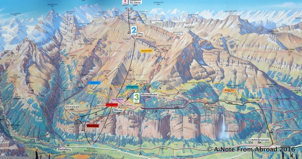 Map showing where Murren is located.