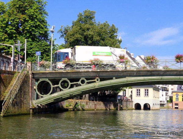 Garbage trucks used as a blockade
