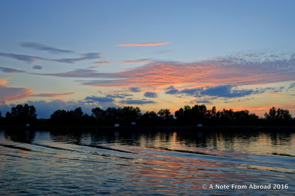 Another beautiful sunset over the Rhine River
