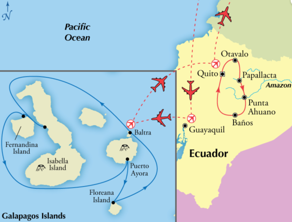 15 Day Ecuador with 5 Day Western Galapagos Islands Itinerary - Gate 1