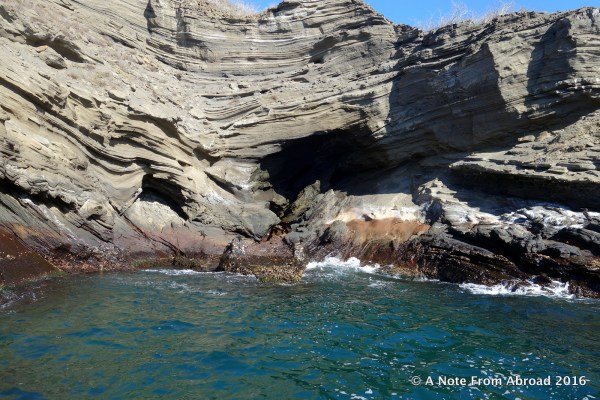 Along the rocky coastline