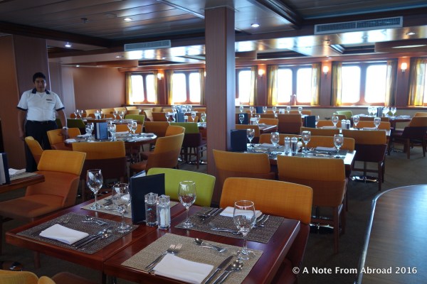 Dining Room - Breakfast and lunch are buffet, but dinner is served from menu