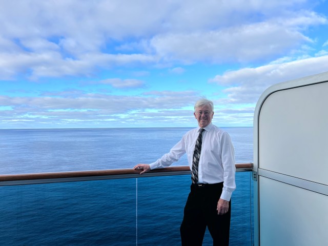 My handsome guy all ready to go to dinner